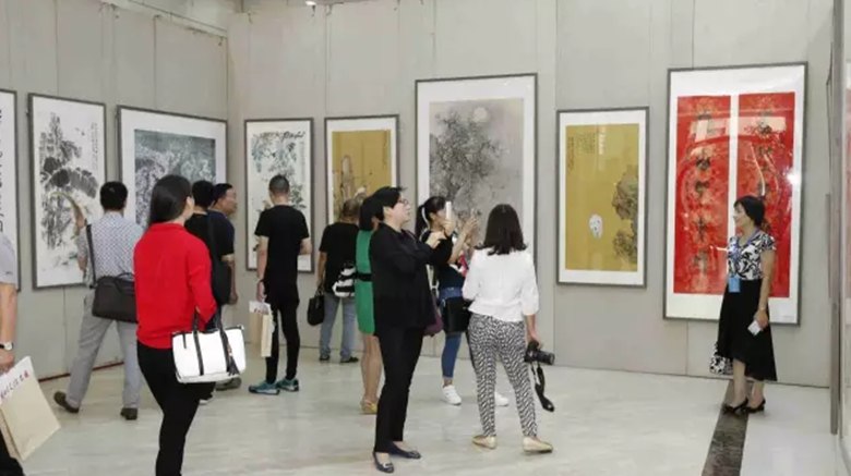 周口市书画名家作品在全国政协专委楼展出