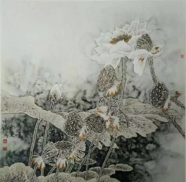 荷花品格 笔墨情怀——于承恩荷花作品特征