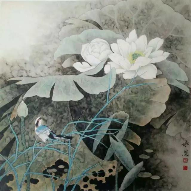 荷花品格 笔墨情怀——于承恩荷花作品特征