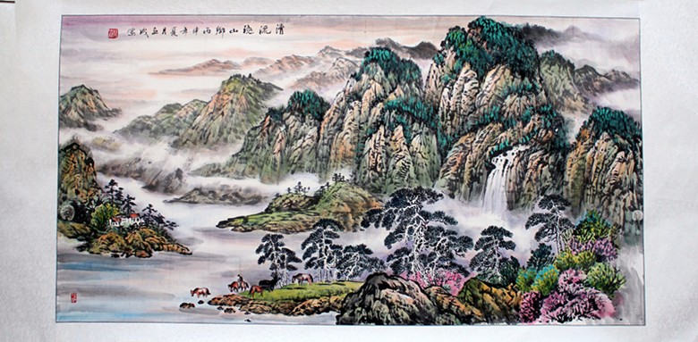 钱立成和他的山水花鸟画艺术