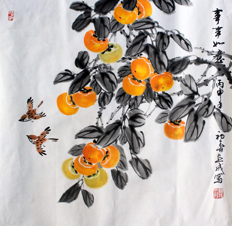 书画家钱立成和他的山水花鸟画艺术