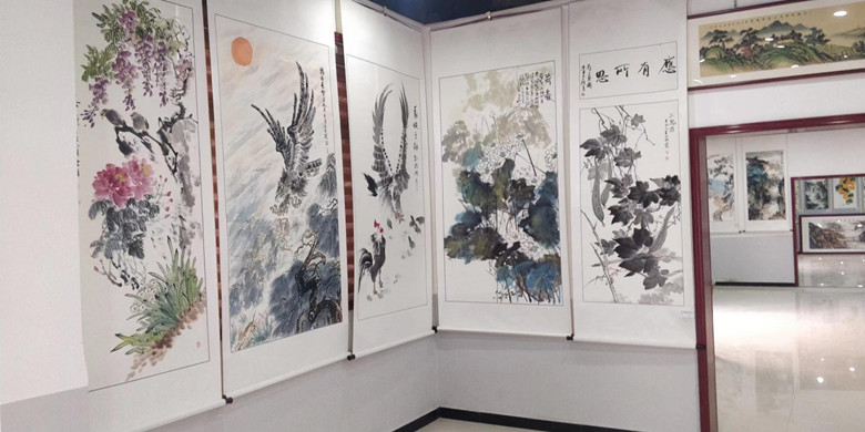 墨润郸城乡村振兴美术作品展在中州艺术馆展厅举办