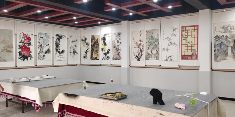 墨润郸城乡村振兴美术作品展在中州艺术馆展厅举办