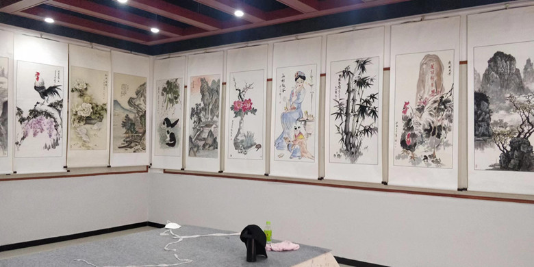 墨润郸城乡村振兴美术作品展在中州艺术馆展厅举办