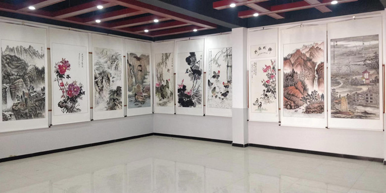 墨润郸城乡村振兴美术作品展在中州艺术馆展厅举办