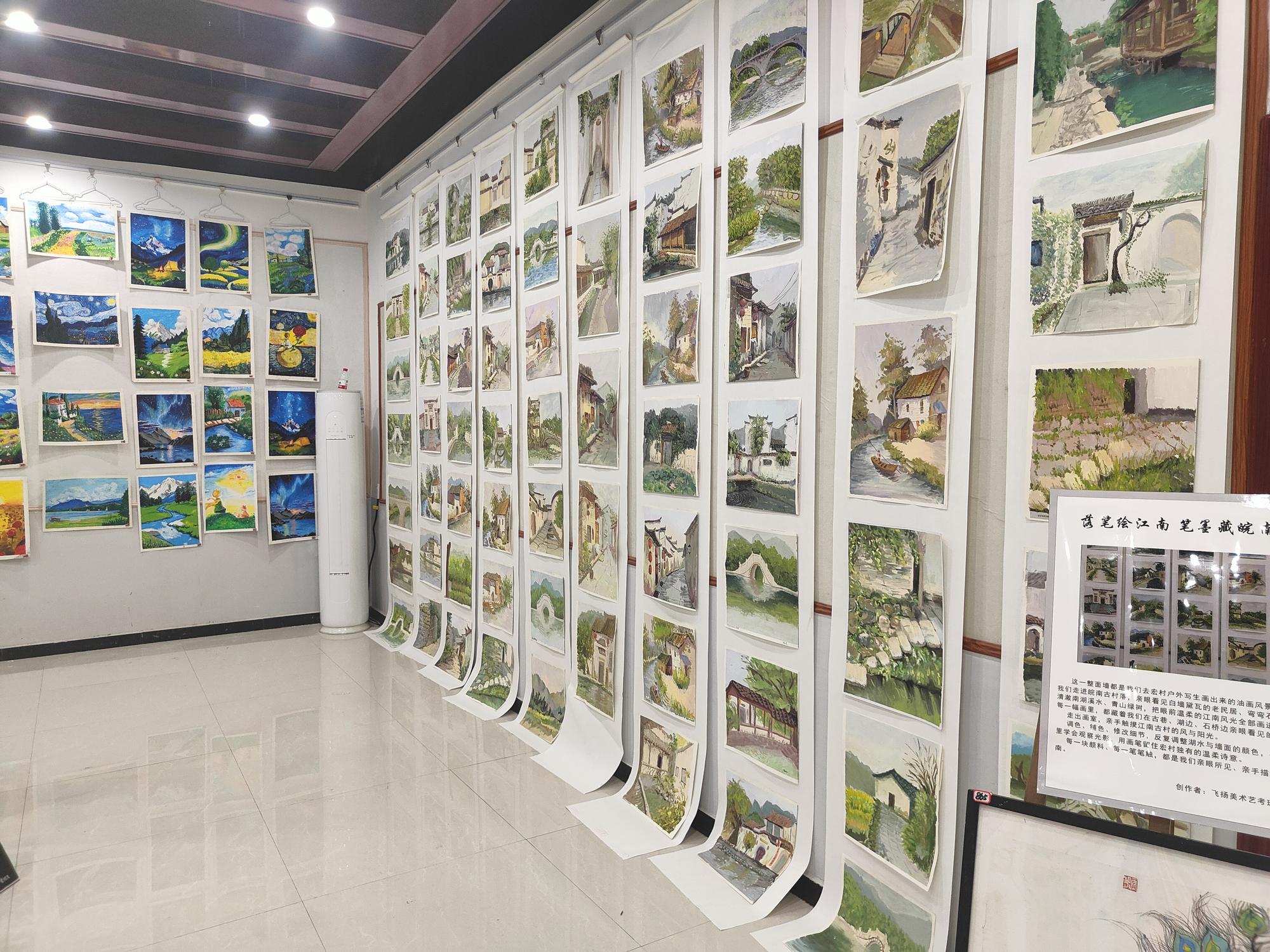 郸城县举办青少年美术作品展