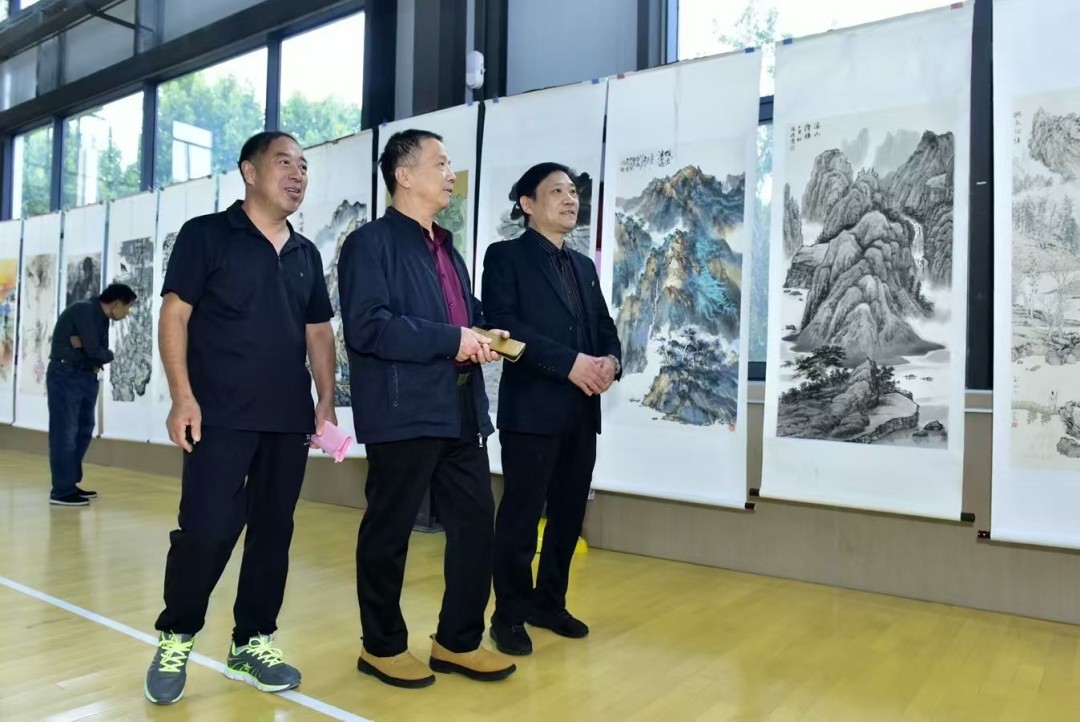豫皖五县书画展在郸城成功举办