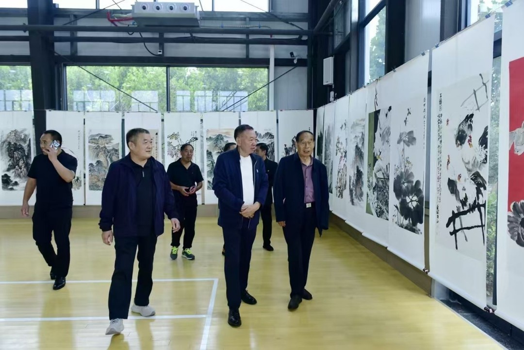 豫皖五县书画展在郸城成功举办
